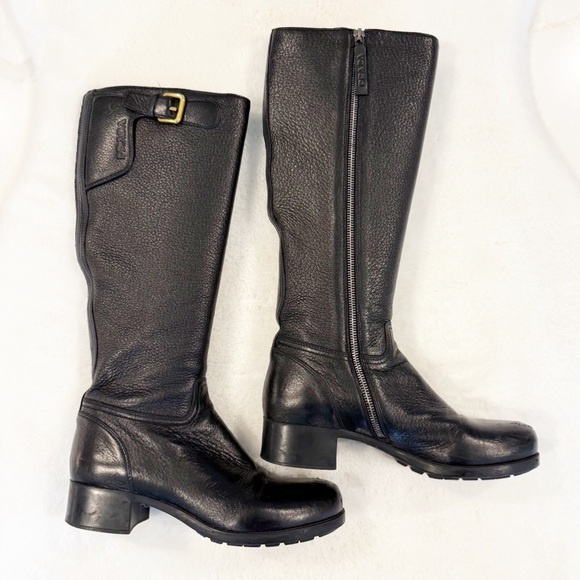 Prada Leather Riding Boots Sz 6.5 - Picture 3 of 16